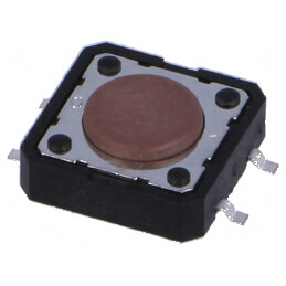 Microîntrerupător TACT SPST-NO 0,05A/12VDC SMT | Electronic-mag.ro | Componente Electronice
