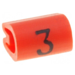 Markere Marcaj PVC Portocalie 3 7,9÷12,7mm -45÷70°C | Electronic-mag.ro | Componente Electronice