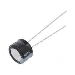 Condensator electrolitic THT 330uF 6,3VDC Ø8x5mm ±20% 1000h | Electronic-mag.ro | Componente Electronice