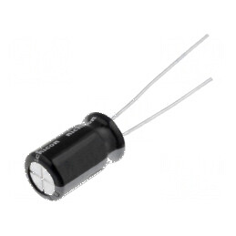 Condensator electrolitic THT 100uF 63VDC Ø10x12,5mm ±20% | Electronic-mag.ro | Componente Electronice