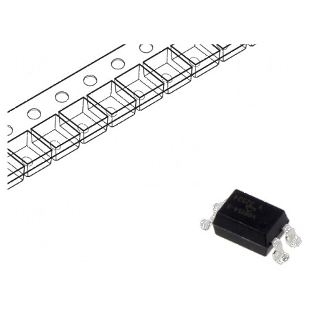 Optocuplor SMD 1 Canal OUT Tranzistori Izolatie 5kV Uce 70V SMD4 | Electronic-mag.ro | Componente Electronice
