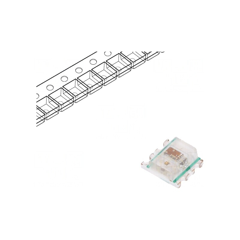 LED SMD 2020 RGB Programabil 2x2x0,84mm 3,7÷5,3V 2kHz | Electronic-mag.ro | Componente Electronice
