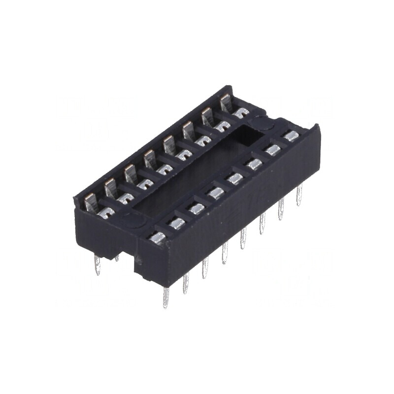 Soclu DIP16 THT 7,62mm pentru circuite integrate, Raster 2,54mm | Electronic-mag.ro | Componente Electronice