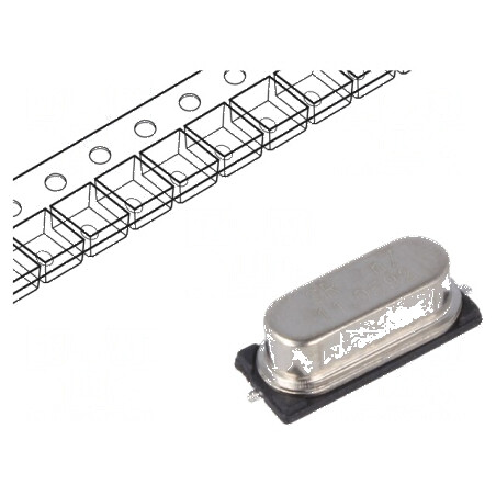 Rezonator cu cuarț 11,0592MHz ±30ppm 20pF SMD HC49SMD | Electronic-mag.ro | Componente Electronice