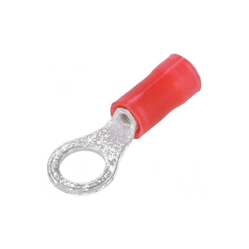 Vârf inelar M5 Ø 5,2mm pentru cablu izolat 0,3-1,42mm2 crimpat | Electronic-mag.ro | Componente Electronice Vârf inelar M5 Ø 5,2mm pentru cablu izolat 0,3-1,42mm2 crimpat | Electronic-mag.ro | Componente Electronice