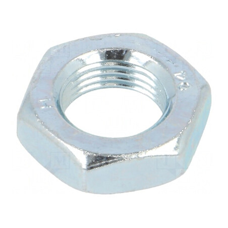 Piuliță hexagonală M12 din oțel zincat, 6mm înălțime, 19mm lățime | Electronic-mag.ro | Componente Electronice