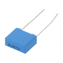 Condensator poliester 0,1uF 160VAC 250VDC 7,5mm ±10% THT | Electronic-mag.ro | Componente Electronice