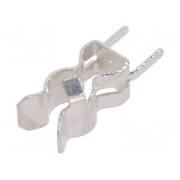 Cleme pentru siguranţe cilindrice THT 5x20mm 6,3A - Set 10 bucăți | Electronic-mag.ro | Componente Electronice
