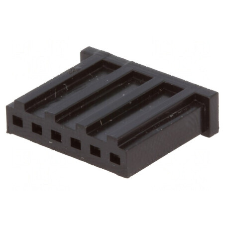 Conector cablu-placă mufă mamă AMPMODU MOD II 2,54mm 6 pini | Electronic-mag.ro | Componente Electronice