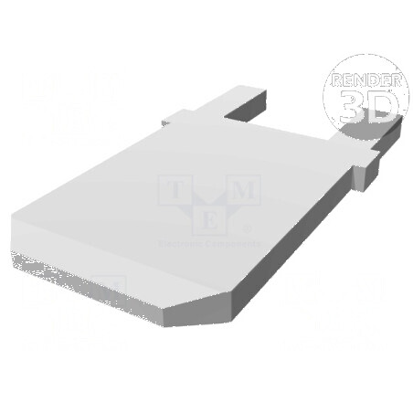 Terminal plat 6,3mm 0,8mm tată THT alamă cositorit drept | Electronic-mag.ro | Componente Electronice