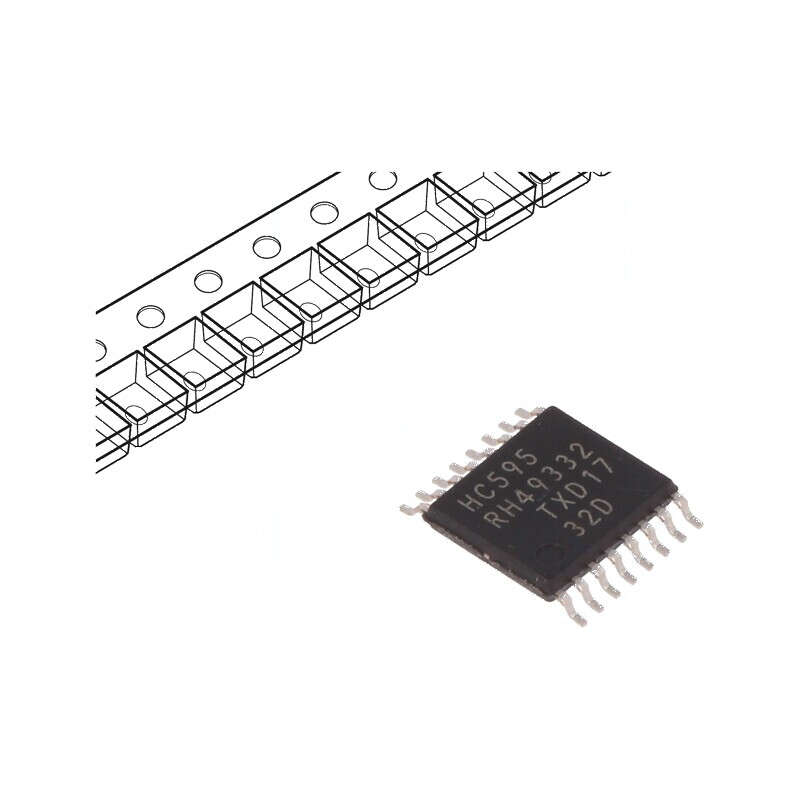 IC digital CMOS SMD TSSOP16 2-6VDC HC -40-125°C rola bandă | Electronic-mag.ro | Componente Electronice