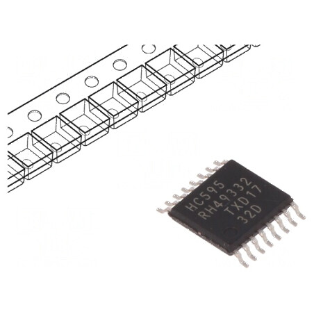IC digital CMOS SMD TSSOP16 2-6VDC HC -40-125°C rola bandă | Electronic-mag.ro | Componente Electronice