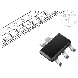 Tranzistor PNP bipolar 60V 1A 1,6W SOT223 | Electronic-mag.ro | Componente Electronice