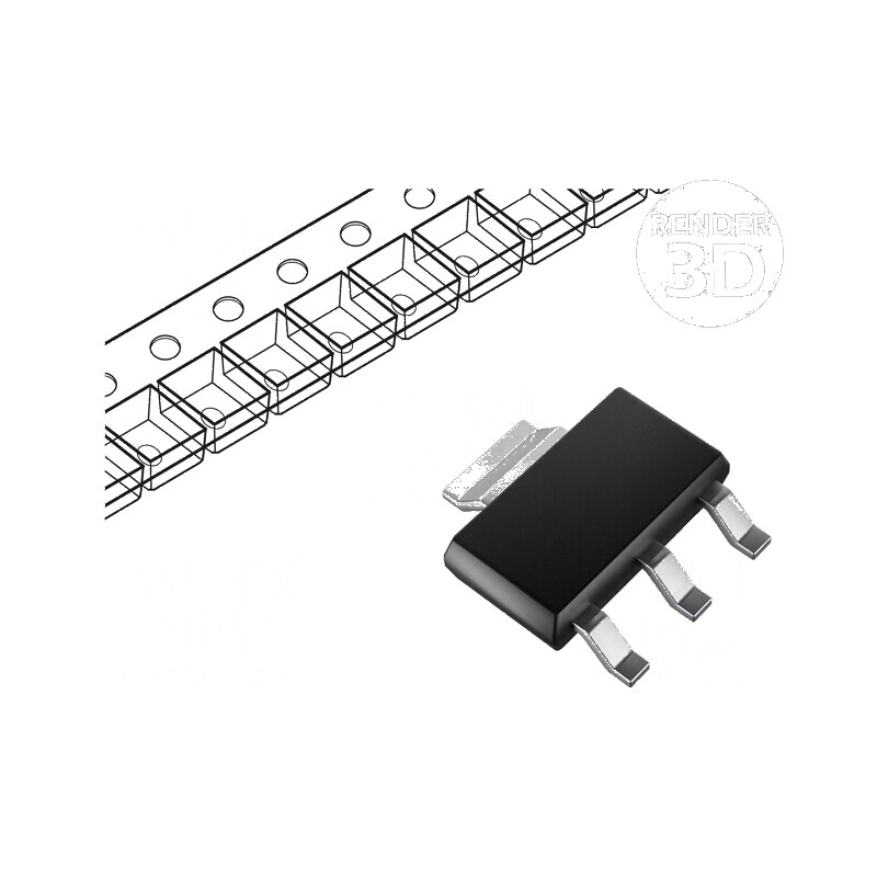 Tranzistor PNP bipolar 60V 1A 1,6W SOT223 | Electronic-mag.ro | Componente Electronice Tranzistor PNP bipolar 60V 1A 1,6W SOT223 | Electronic-mag.ro | Componente Electronice