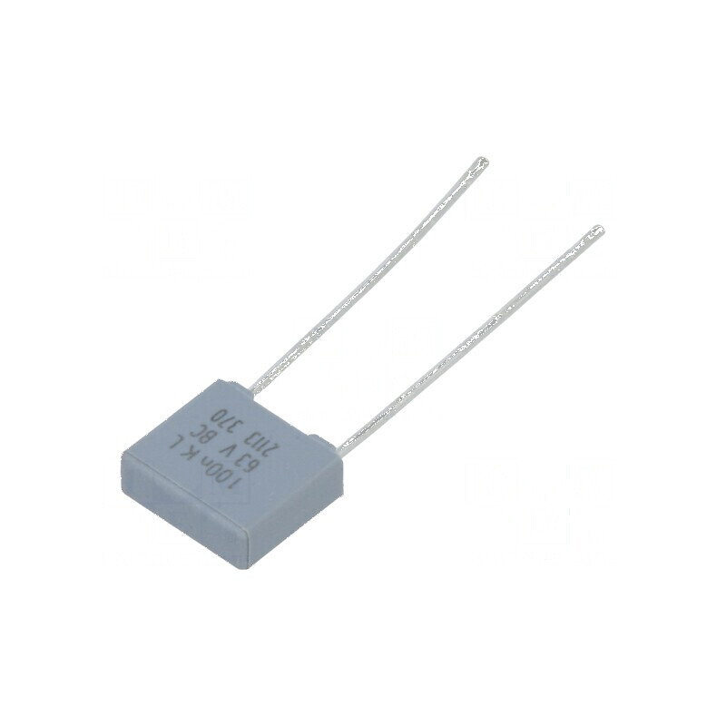 Condensator poliester 100nF 40VAC 63VDC 5mm ±10% -55÷85°C | Electronic-mag.ro | Componente Electronice