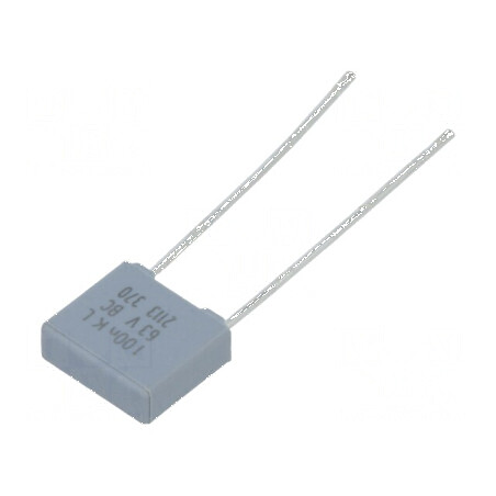 Condensator poliester 100nF 40VAC 63VDC 5mm ±10% -55÷85°C | Electronic-mag.ro | Componente Electronice