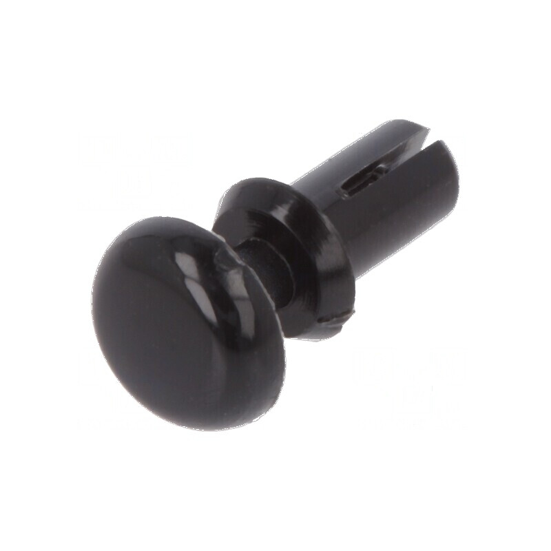 Diblu poliamidă 4,8mm x 2,7mm negru | Electronic-mag.ro | Componente Electronice