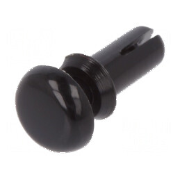 Diblu poliamidă 5,5mm negru pentru montaj | Electronic-mag.ro | Componente Electronice