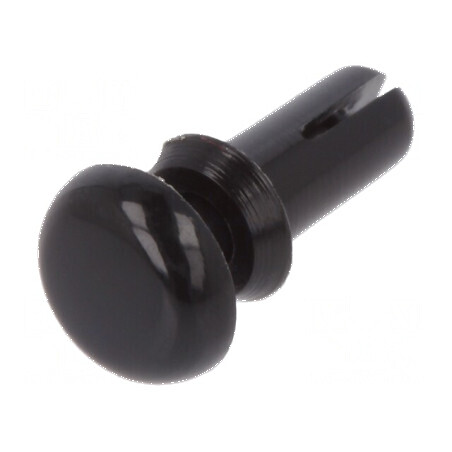 Diblu poliamidă 5,5mm negru pentru montaj | Electronic-mag.ro | Componente Electronice