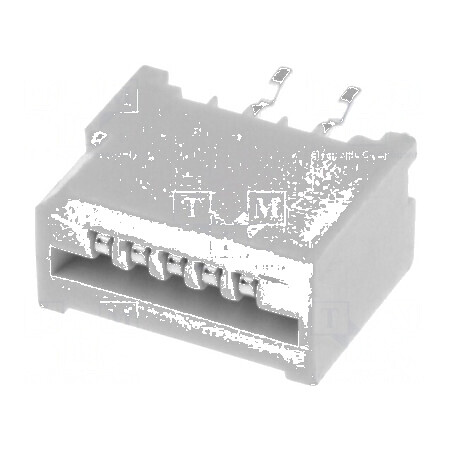 Conector FFC/FPC drept PIN 5 Non-ZIF THT cositorit 20mΩ 500V | Electronic-mag.ro | Componente Electronice