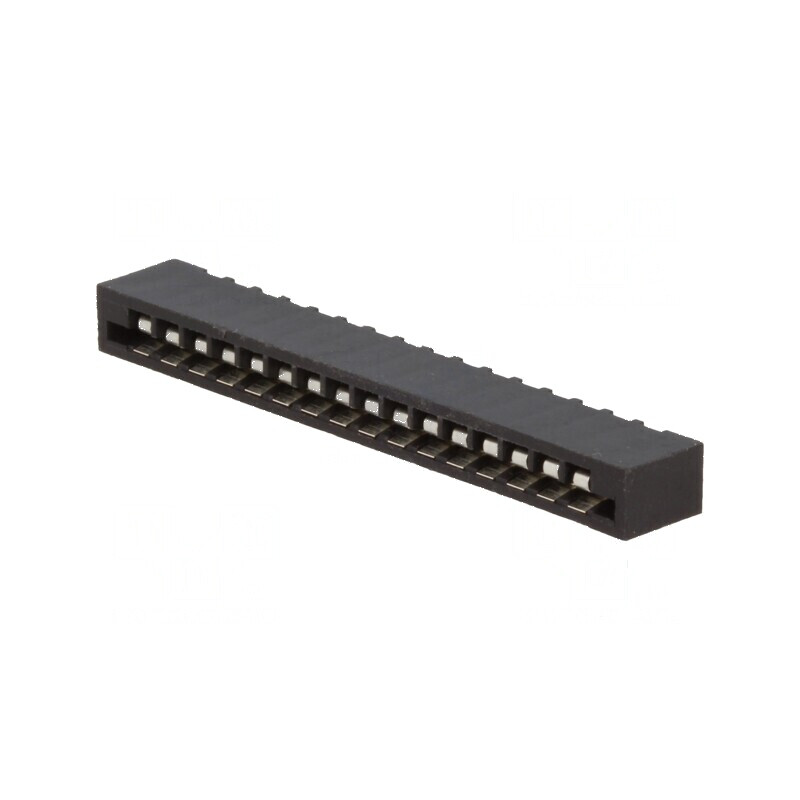 Conector FFC/FPC 16 pini Non-ZIF THT cositorit | Electronic-mag.ro | Componente Electronice
