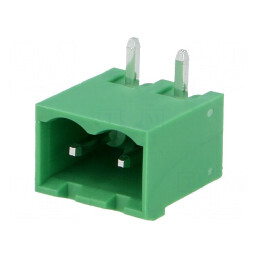 Regletă de conexiuni deconectabilă 5,08mm 2 piste unghi | Electronic-mag.ro | Componente Electronice