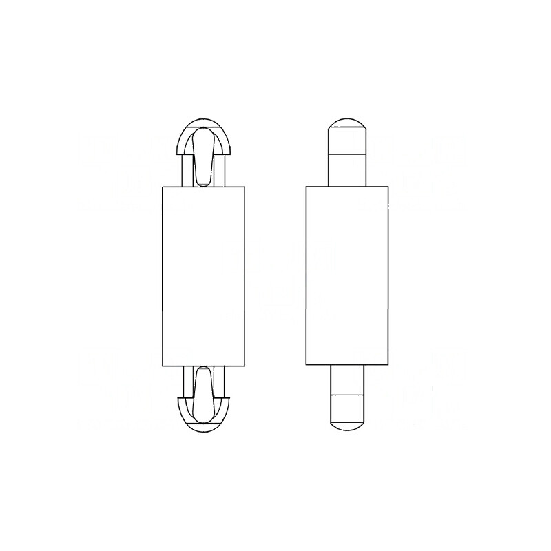Distanţier PCB poliamidă 66 1,6mm clichet | Electronic-mag.ro | Componente Electronice Distanţier PCB poliamidă 66 1,6mm clichet | Electronic-mag.ro | Componente Electronice