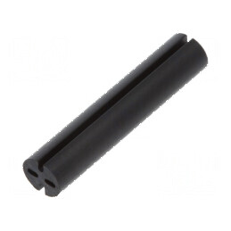 Bucșă de distanțare LED 4,8mm x 3mm x 25mm neagră | Electronic-mag.ro | Componente Electronice