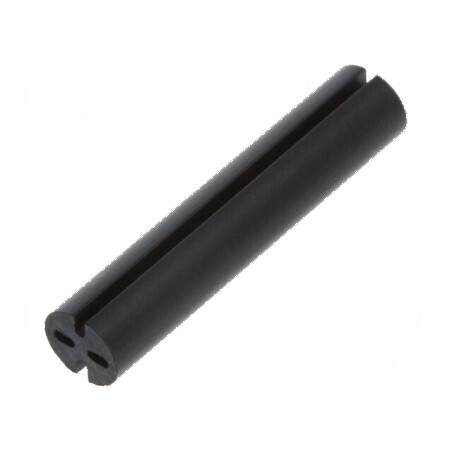Bucșă de distanțare LED 4,8mm x 3mm x 25mm neagră | Electronic-mag.ro | Componente Electronice