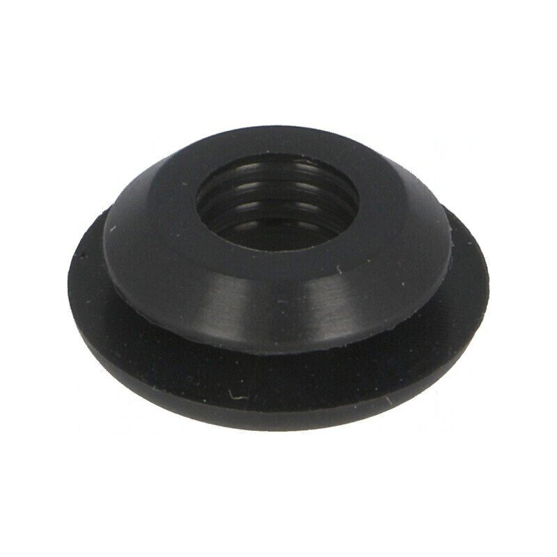 Manşon din silicon negru Øorif.mont: 9,5mm Øorif: 6,8mm | Electronic-mag.ro | Componente Electronice
