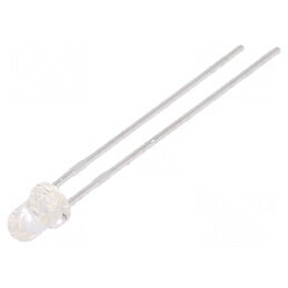 Emiţător IR 3mm 940nm transparent 8-12mW 50° THT 20mA | Electronic-mag.ro | Componente Electronice