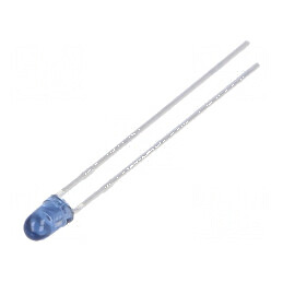 Emiţător IR 3mm 940nm albastru transparent 5-10mW 50° THT | Electronic-mag.ro | Componente Electronice