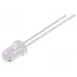 LED 5mm Albastru 3800-5500mcd 15° Convex | Electronic-mag.ro | Componente Electronice