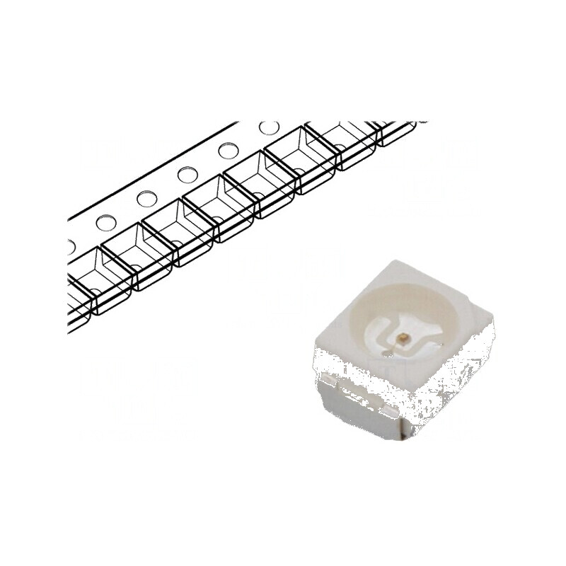 LED SMD 3528 Verde PLCC2 12-25mcd 3,5x2,8x1,9mm 120° 20mA | Electronic-mag.ro | Componente Electronice LED SMD 3528 Verde PLCC2 12-25mcd 3,5x2,8x1,9mm 120° 20mA | Electronic-mag.ro | Componente Electronice