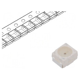 LED SMD 3528 roșie 150-350mcd 20mA 3,5x2,8x1,9mm | Electronic-mag.ro | Componente Electronice