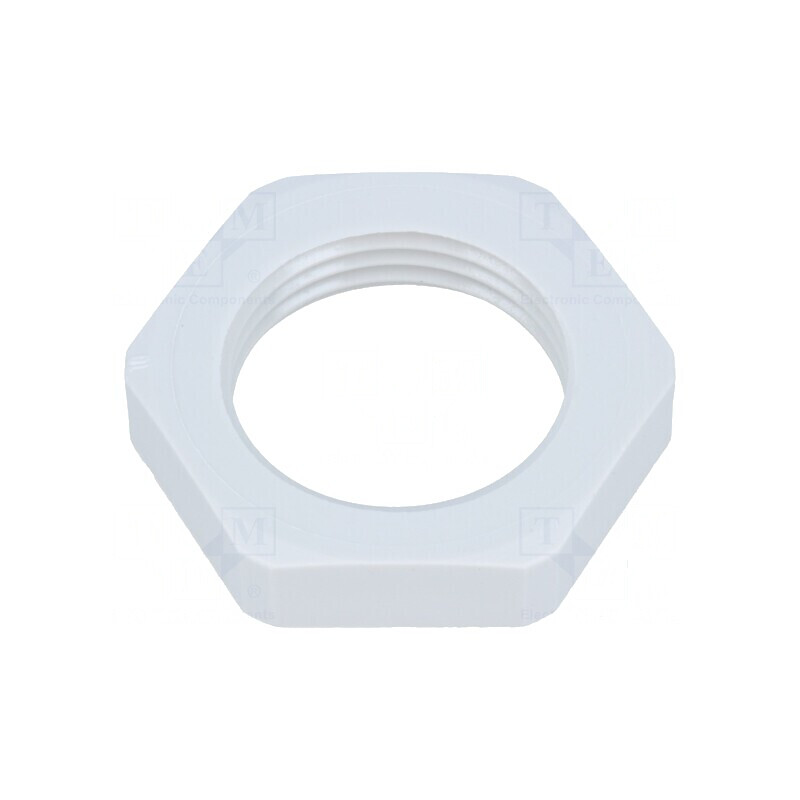 Piuliță M20 din poliamidă 27mm cu filet metric 1,5 | Electronic-mag.ro | Componente Electronice