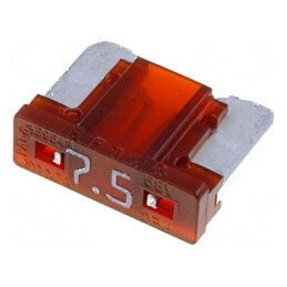 Siguranță auto MINIVAL LOW PROFILE 7,5A 32VDC | Electronic-mag.ro | Componente Electronice