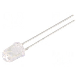 LED albastru 5,1mm 4200÷5800mcd 30° convex | Electronic-mag.ro | Componente Electronice