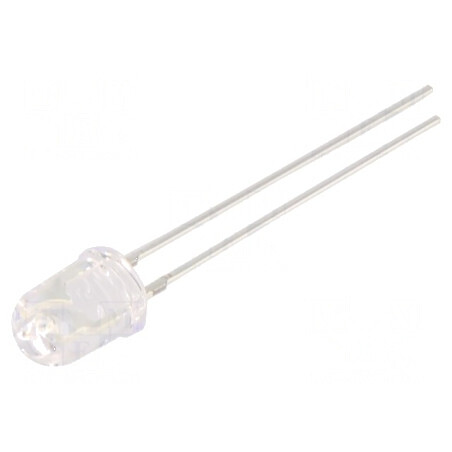 LED albastru 5,1mm 4200÷5800mcd 30° convex | Electronic-mag.ro | Componente Electronice