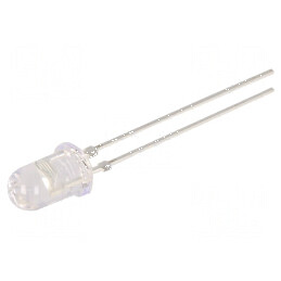 LED 5mm portocalie 3000-4200mcd 60° convex | Electronic-mag.ro | Componente Electronice