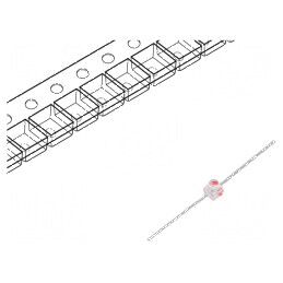 LED SMD Gull Wing Roșie 3500-4500mcd 2,15x2,4x2,7mm 10° 20mA | Electronic-mag.ro | Componente Electronice