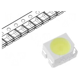 LED SMD 3528 PLCC2 roșie/verde 3,5x2,8mm 120° 20mA 20m | Electronic-mag.ro | Componente Electronice