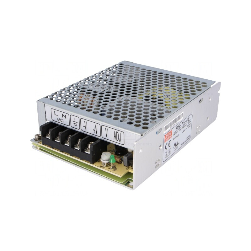 Alimentator Modular 75W 48VDC 1,6A pentru Încastrare | Electronic-mag.ro | Componente Electronice