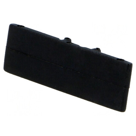 Protecție neagră din poliamidă, lățime 7,8mm, temperatură -25÷100°C | Electronic-mag.ro | Componente Electronice