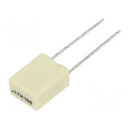 Condensator poliester 470nF 63VAC 100VDC 5mm ±10% THT R82 | Electronic-mag.ro | Componente Electronice