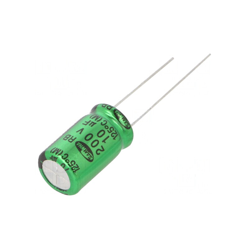 Condensator electrolitic THT 10uF 200V 10x16mm ±20% 1000h | Electronic-mag.ro | Componente Electronice Condensator electrolitic THT 10uF 200V 10x16mm ±20% 1000h | Electronic-mag.ro | Componente Electronice