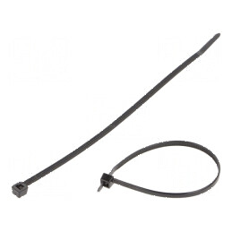Colier de strângere poliamidă 175mm negru 180N T40R | Electronic-mag.ro | Componente Electronice