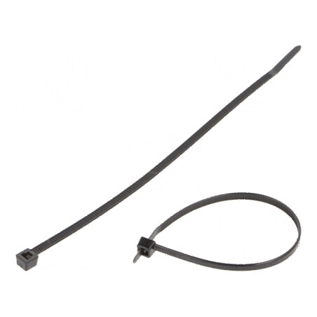 Colier de strângere poliamidă 175mm negru 180N T40R | Electronic-mag.ro | Componente Electronice