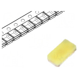 LED SMD 0402 alb 45-180mcd 65° 5mA plat | Electronic-mag.ro | Componente Electronice