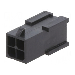 Conector cablu-placă mufă tată Minitek® Pwr 3.0 3mm PIN 4 | Electronic-mag.ro | Componente Electronice